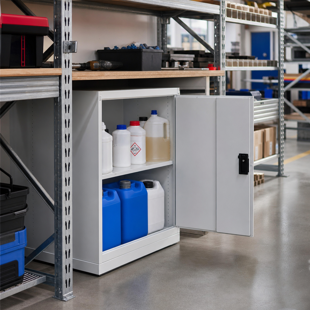 COSHH Under Counter Corrosive Chemical Storage Cabinet