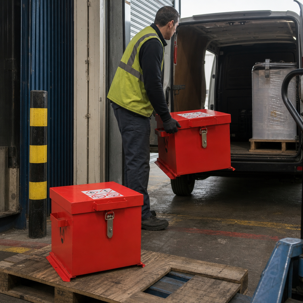 COSHH Vehicle Hazardous Material Storage Container