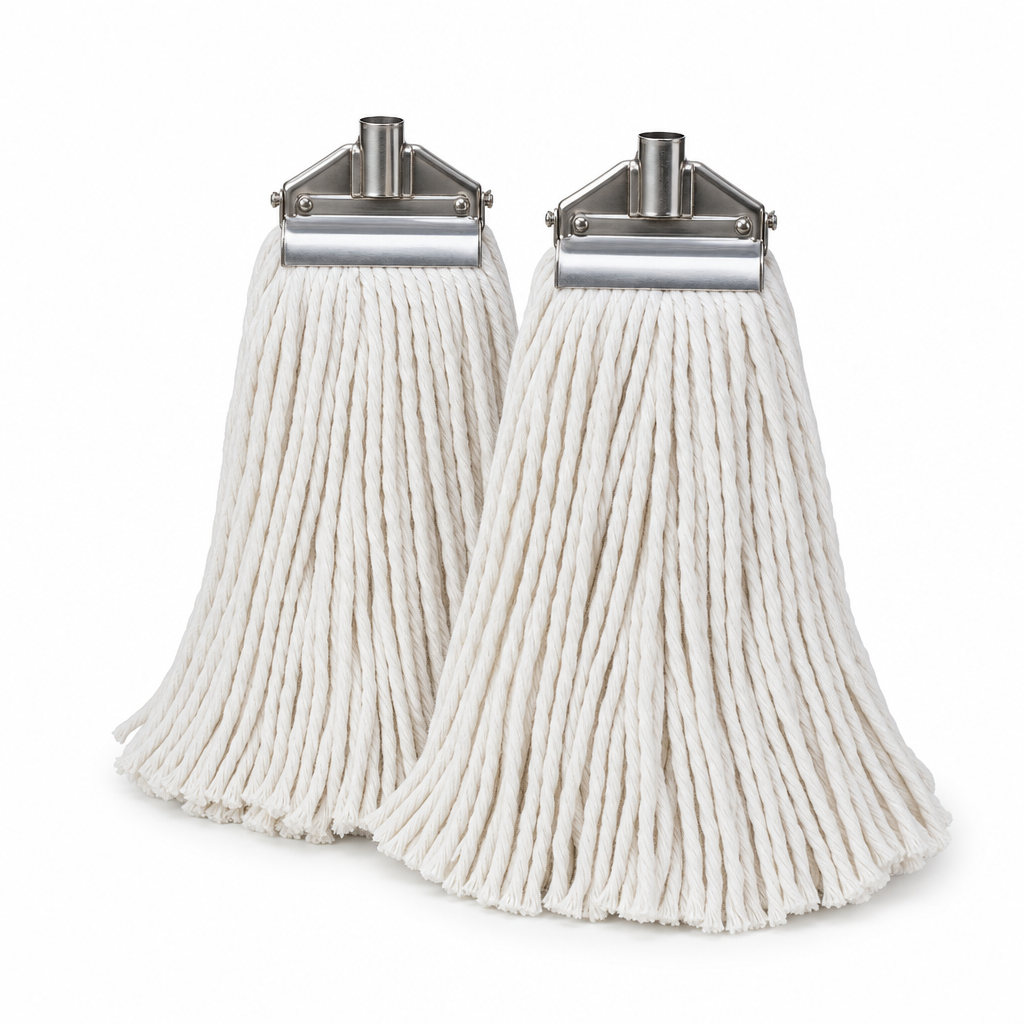Cotton Replacement Mop Heads For Scissor Mops (Pack of 2)