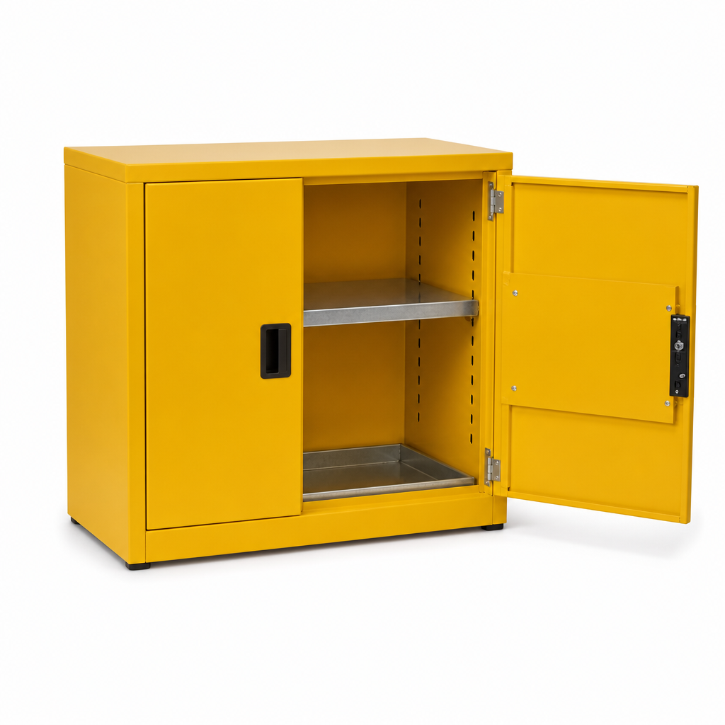 Countertop Flammable Storage Cabinet with Single Shelf