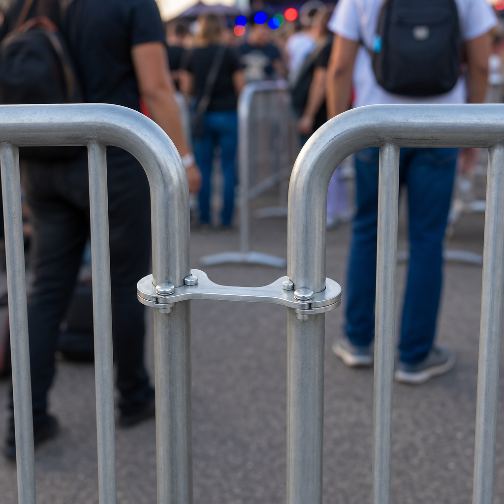 Crowd Control Barrier Linking Kit for Indoor and Outdoor Use