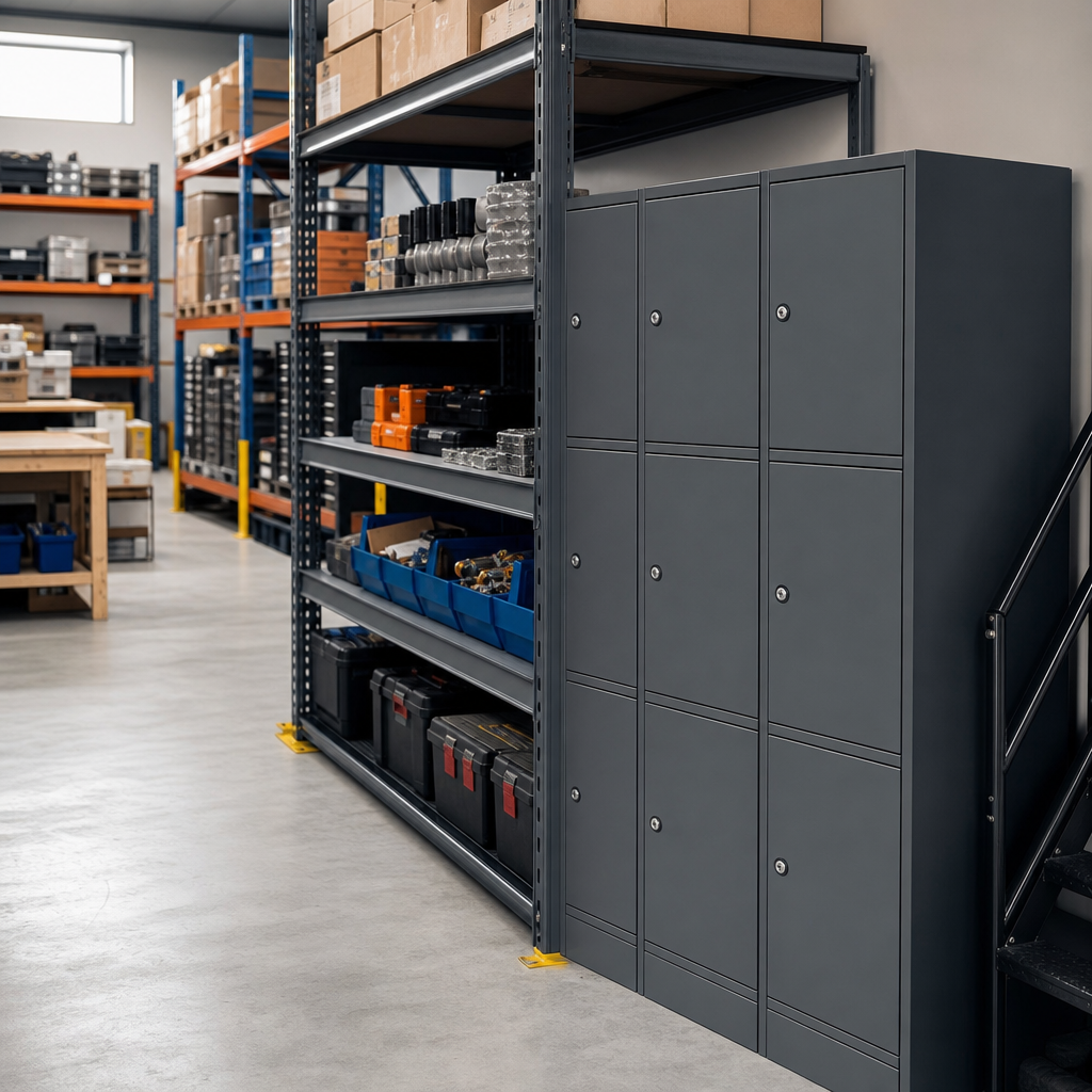 Cube Metal Storage Lockers with Cylinder Lock