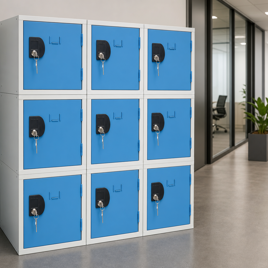 Cube Metal Storage Lockers with Cylinder Lock