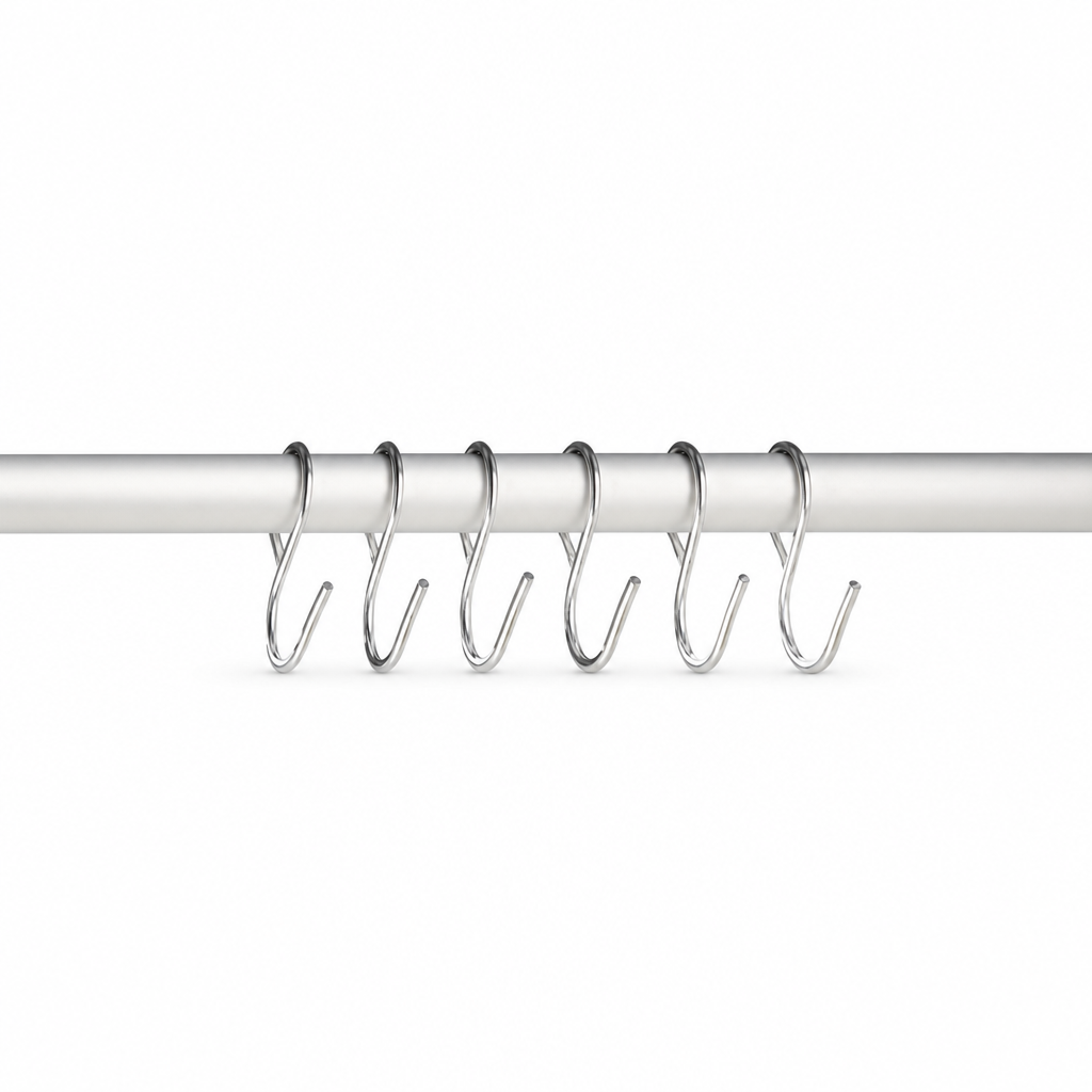 Cupboard Hanging Rails with Hooks for Tool Storage