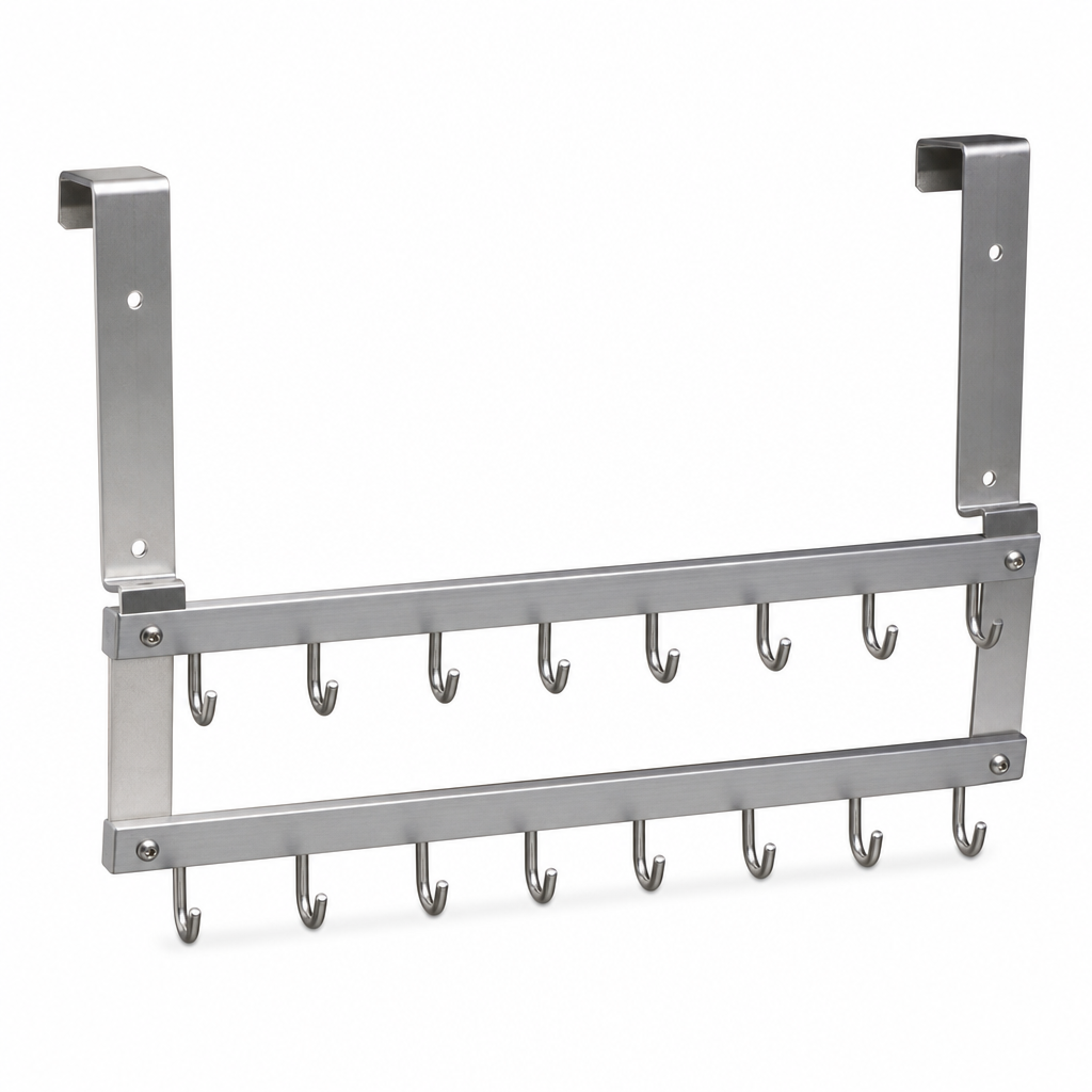 Cupboard Hanging Rails with Hooks for Tool Storage