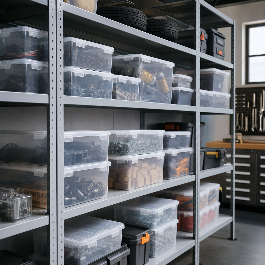 Customisable Clear Plastic Storage Boxes with Lids