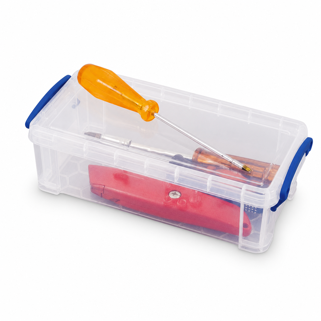 Customisable Clear Plastic Storage Boxes with Lids