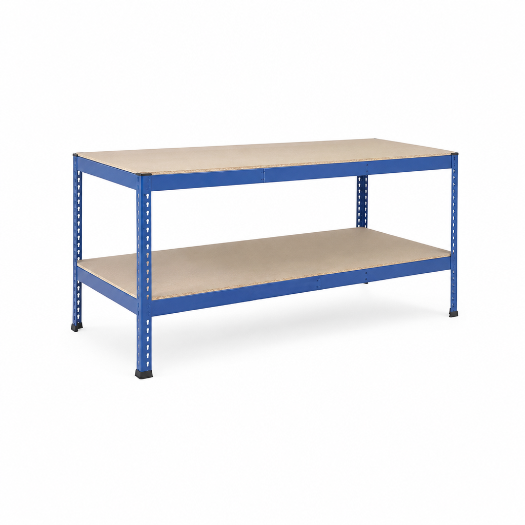 Customisable Heavy Duty Workbenches with Full Lower Shelf