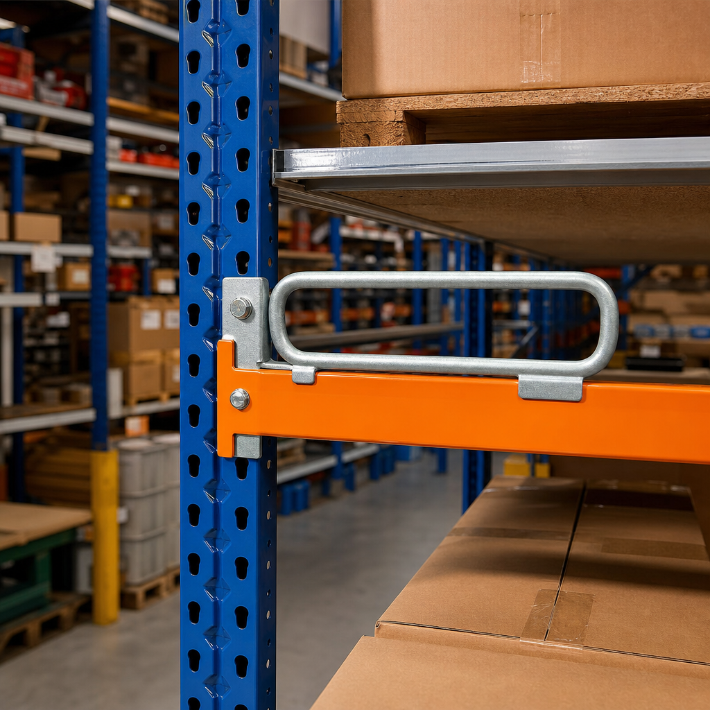 D Bar Safety Rack for Pallet Racking Beams