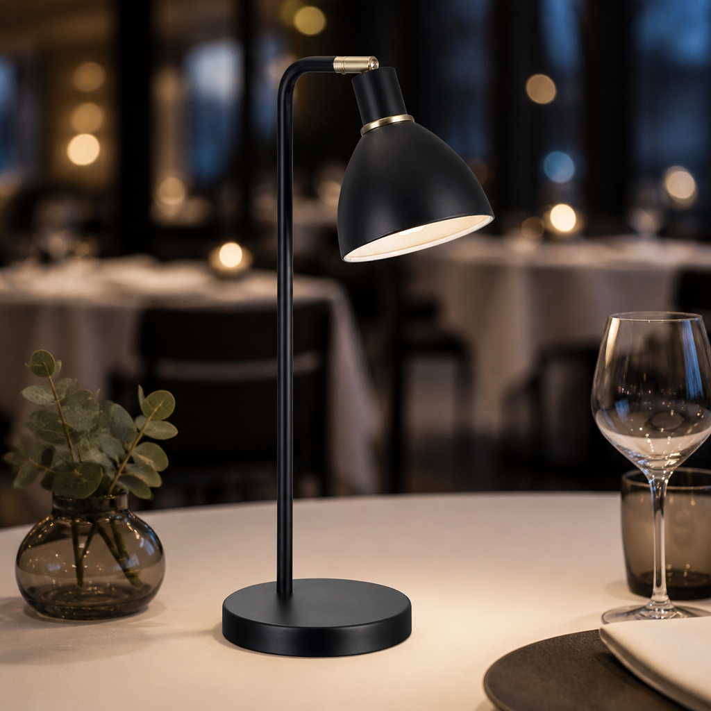 Commercial Table Lamp Black 460mm stylish lighting solution