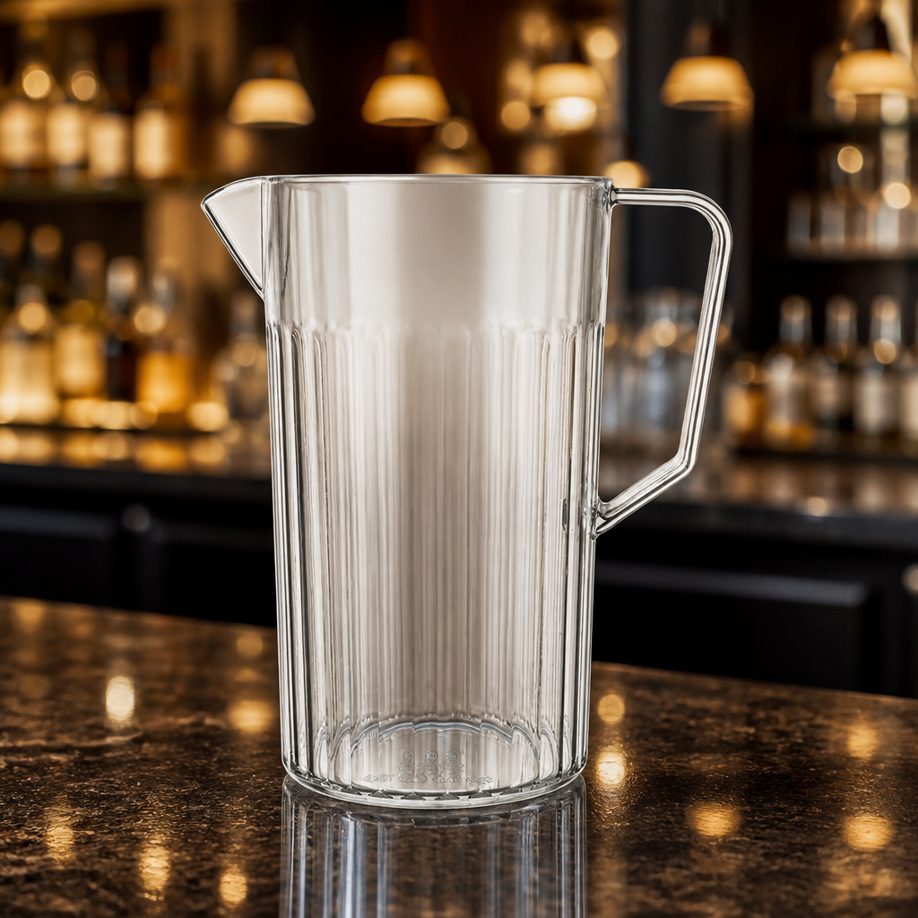 Commercial Polycarbonate Jug 1.4Ltr Clear Plastic Container