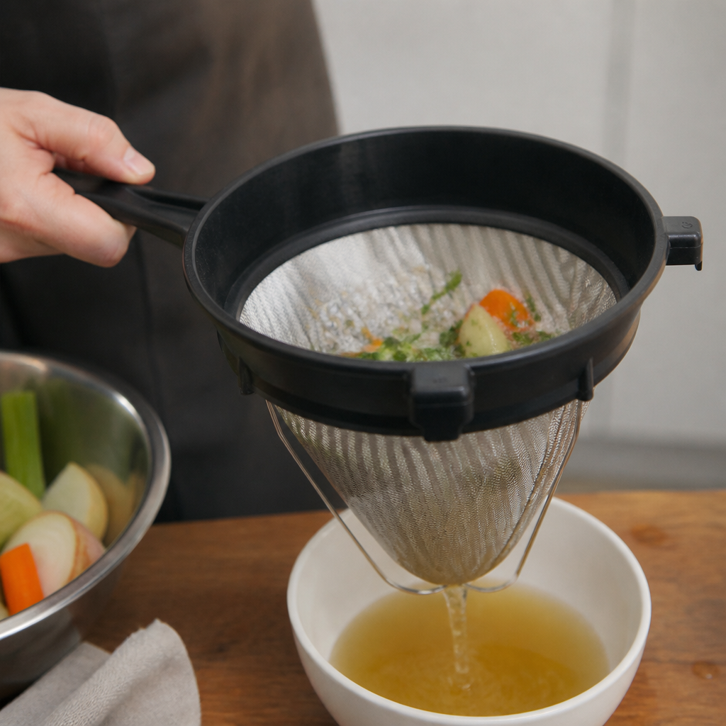 Commercial Bouillon Strainer 255mm Heavy Duty