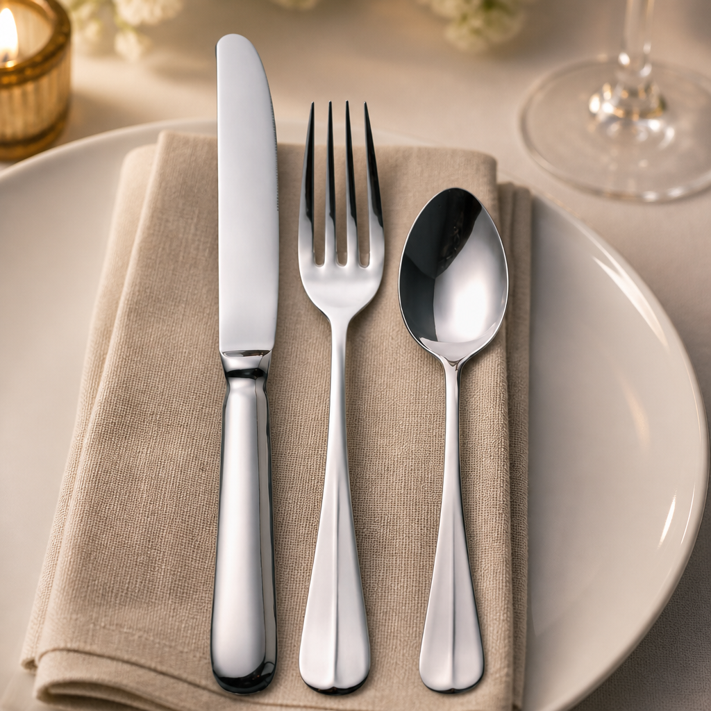 Commercial Cutlery Sample Set - 18/0 Stainless Steel 3 Pieces