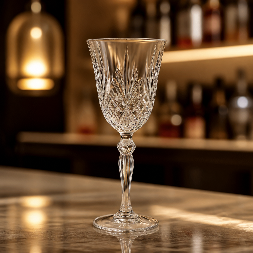 210ml Commercial Goblet Glasses - 12 Pack for mixology