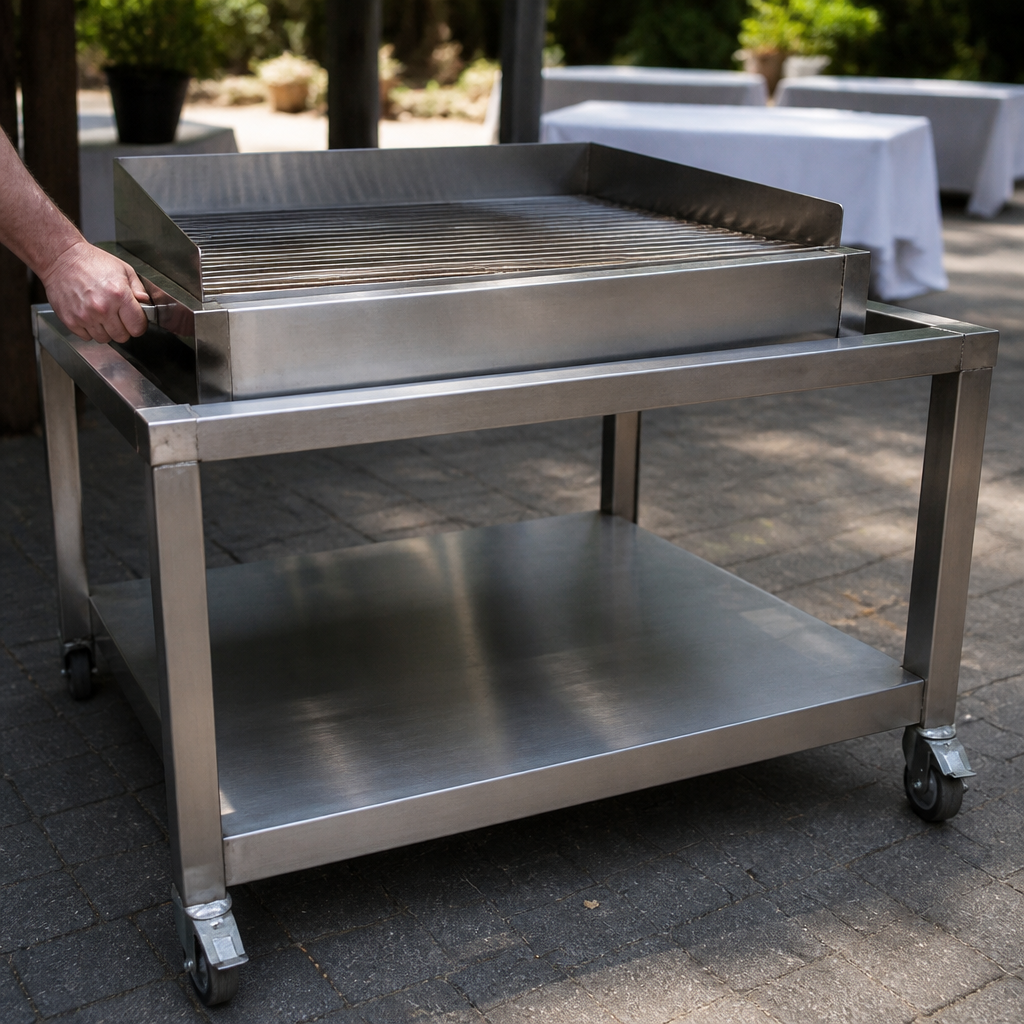 Commercial Mobile Table Stand for 1300 Range Grills
