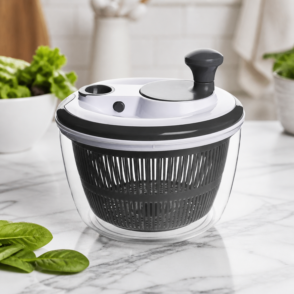 Commercial Salad Spinner 4.5L Capacity Ergonomic Design