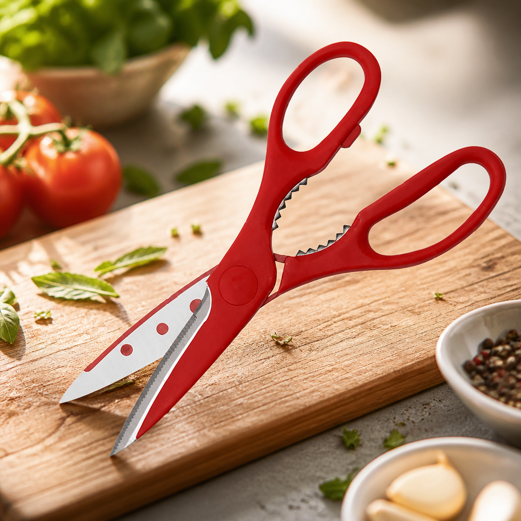220mm stainless steel kitchen scissors for culinary use