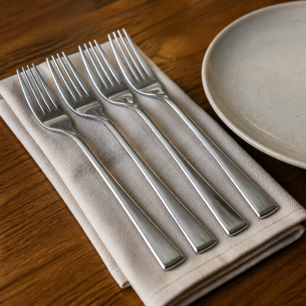 Commercial stainless steel table forks 12 pack