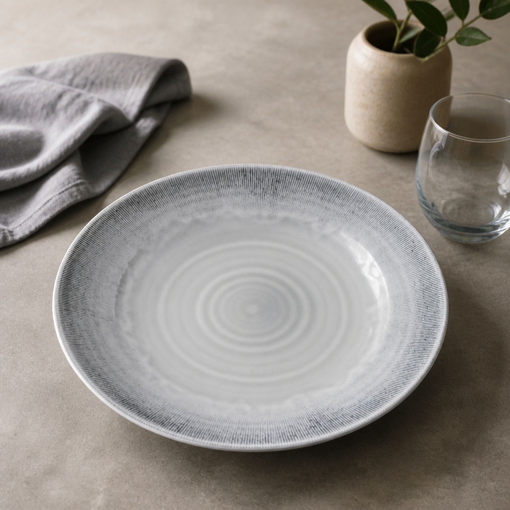 Commercial Coupe Bowls 279mm Grey Vitrified 12 Pack