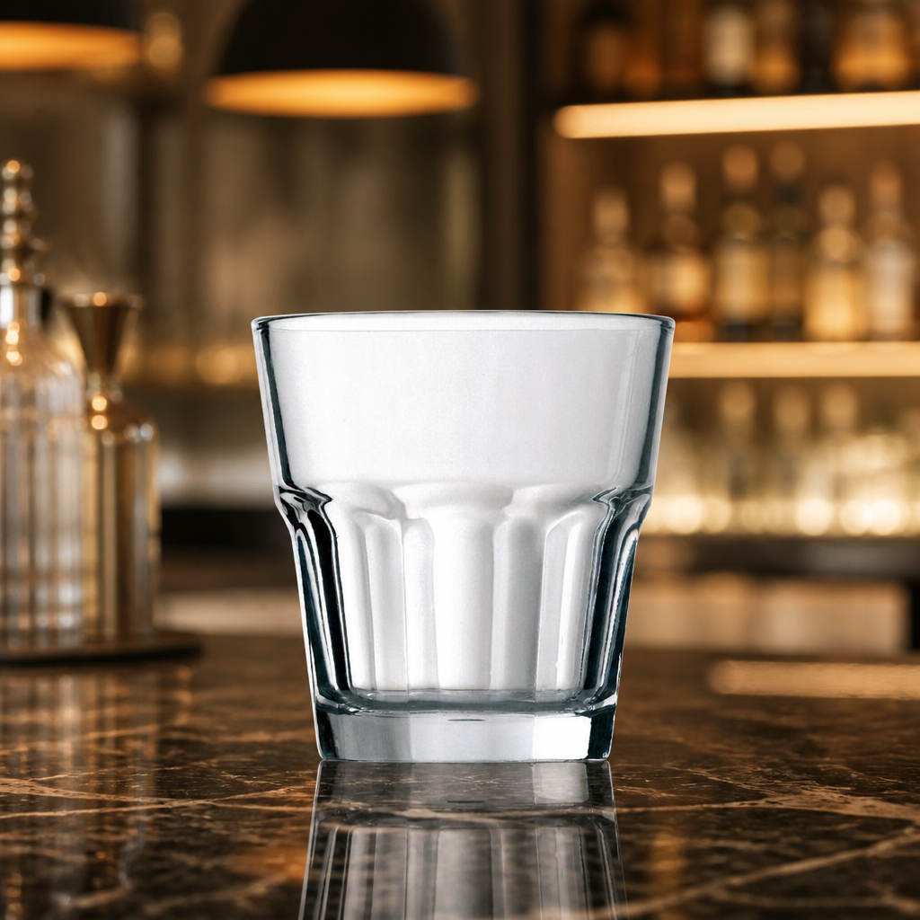 200ml Commercial Water Glasses Casablanca Rocks Tumblers 48 Pack
