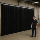 PVC Curtain Strips – Twin Track, Solid Colour Linear Metre