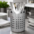 Commercial Stainless Steel Utensil Drainer for Cutlery Storage