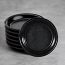 Commercial Black Stoneware Pie Dishes 160mm 6 Pack 550ml