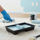 Professional 9-Inch Plastic Roller Tray for Painting and Decorating Projects - Durable and Easy to Clean