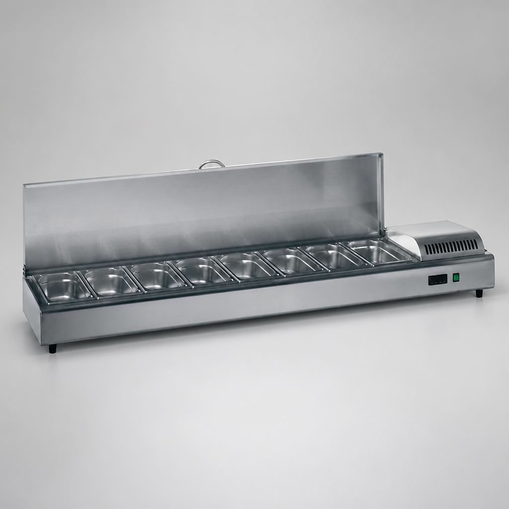 Commercial Countertop Food Display Bar 30L Capacity
