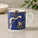 Commercial Bone China Coffee Can Cups 100ml Dark Blue 12 Pack