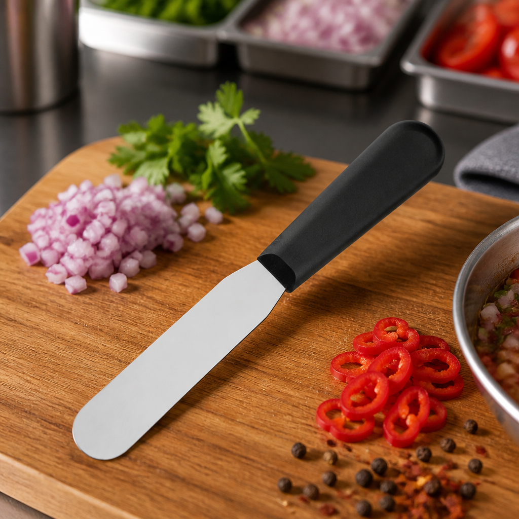 10.3cm Commercial Pastry Knife with Flexible Stainless Steel Blade