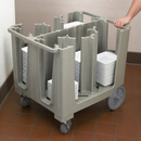 Commercial Dishwasher Racking Trolley with Adjustable Dividers