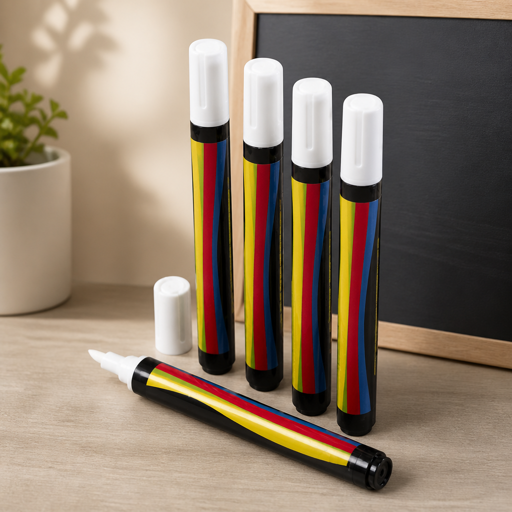 Liquid Chalk Pens 5mm Nib 5 Pack for Chalkboard Art