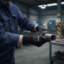 Premium Winter Safety Gloves with Dual-Layer Polymer Coating for Heavy-Duty Mechanical Protection