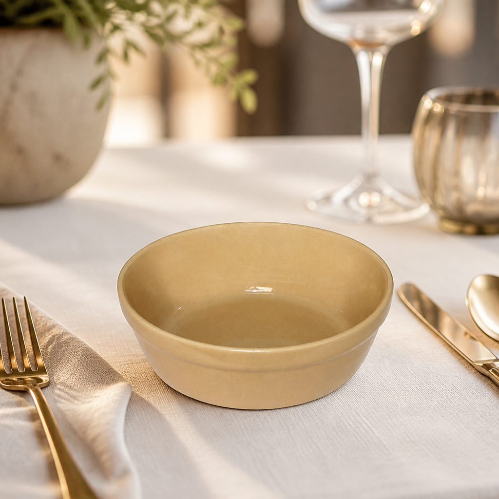 Commercial Stoneware Round Pie Dishes 156mm 6 Pack