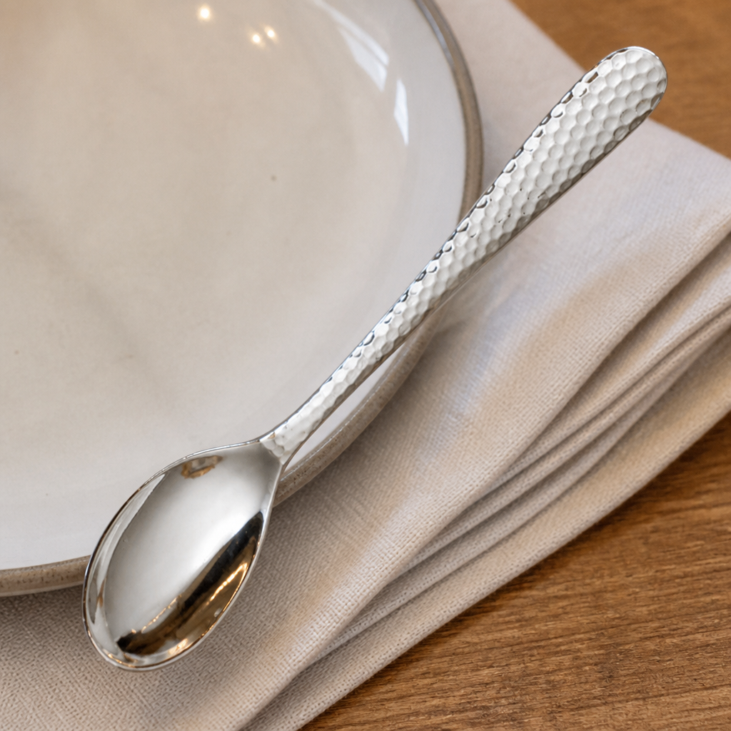 Commercial Stainless Steel Teaspoons 12 Pack Rustic Design