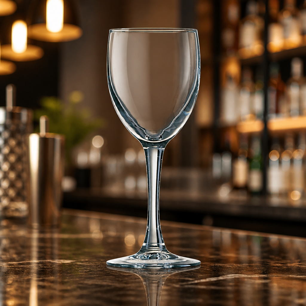 Commercial Toughened Wine Glasses 230ml Pack of 24
