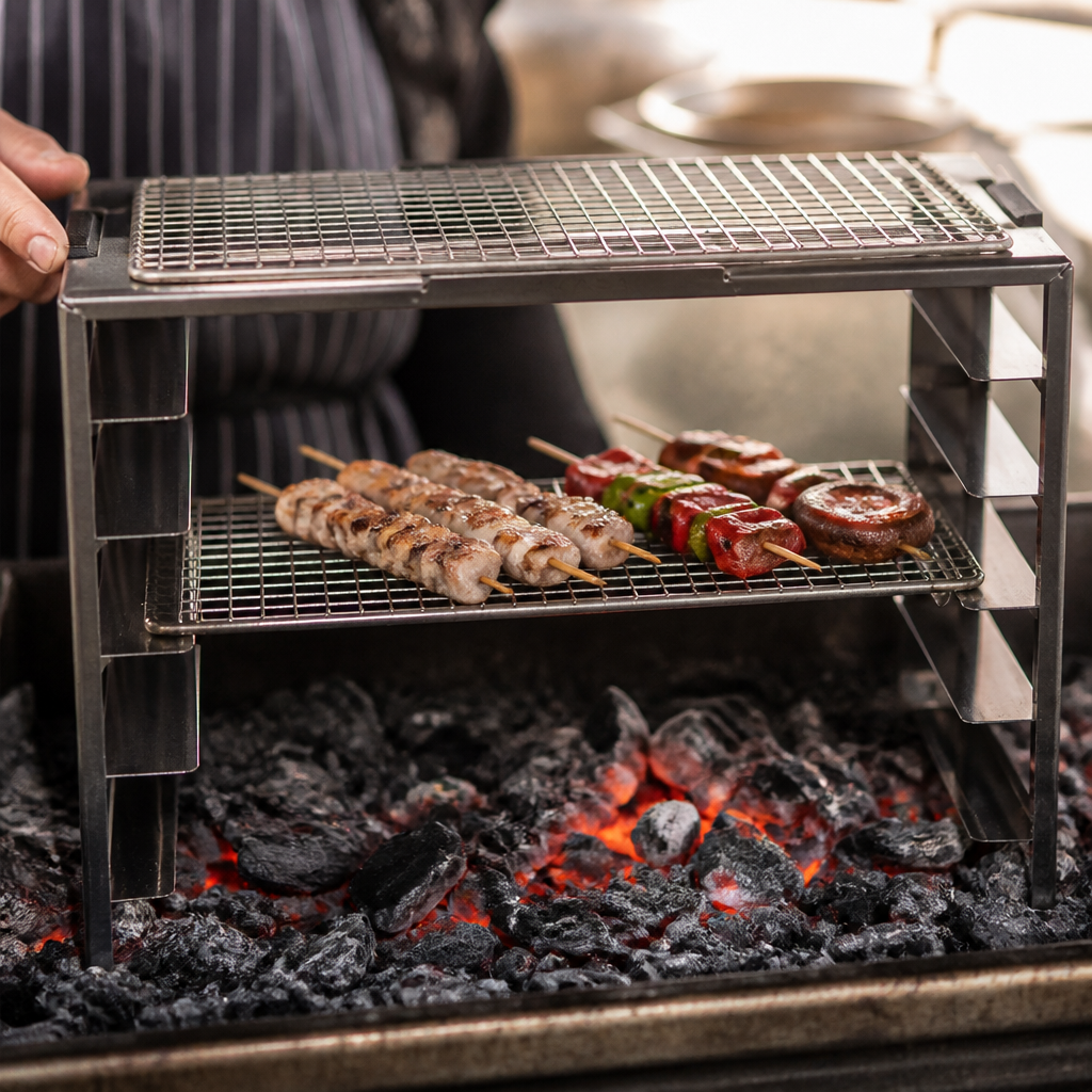 Commercial Robata Rack for XL Konro Grill Cooking Equipment