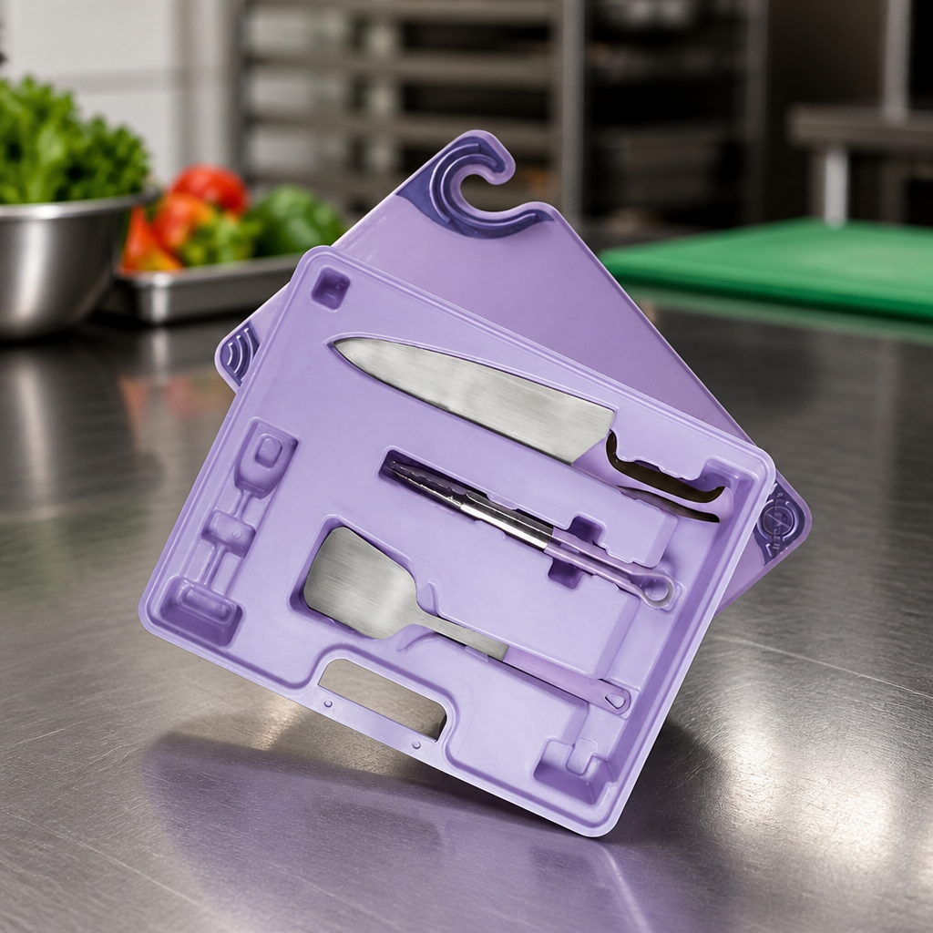 Commercial Allergen Safety Kit with Cutting Board and Tools