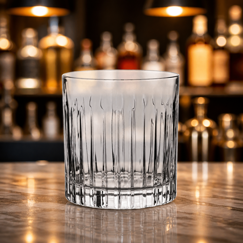 360ml Commercial Double Old Fashioned Whisky Glasses 12 Pack
