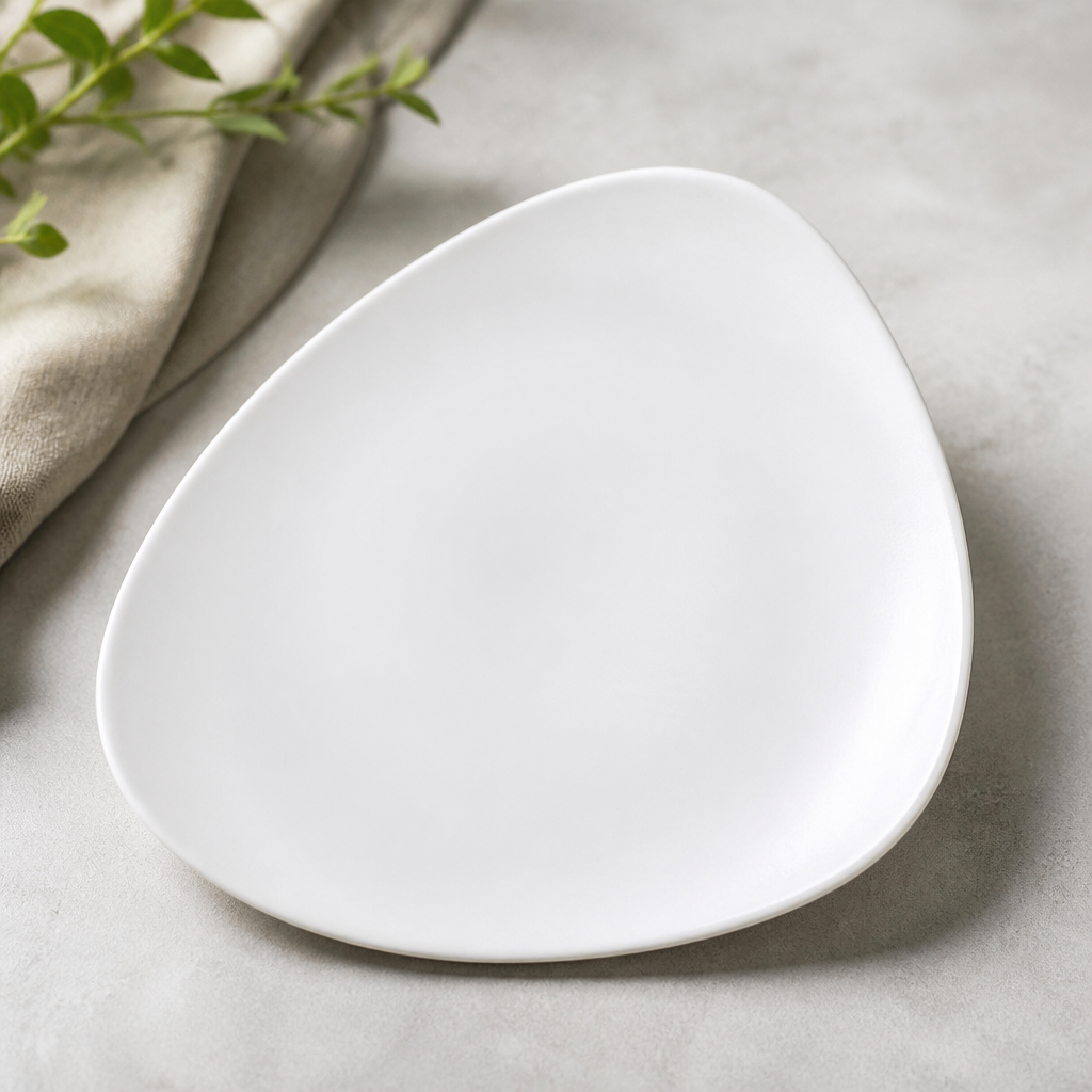 Commercial Triangle Plates 265mm - 12 Pack Vellum