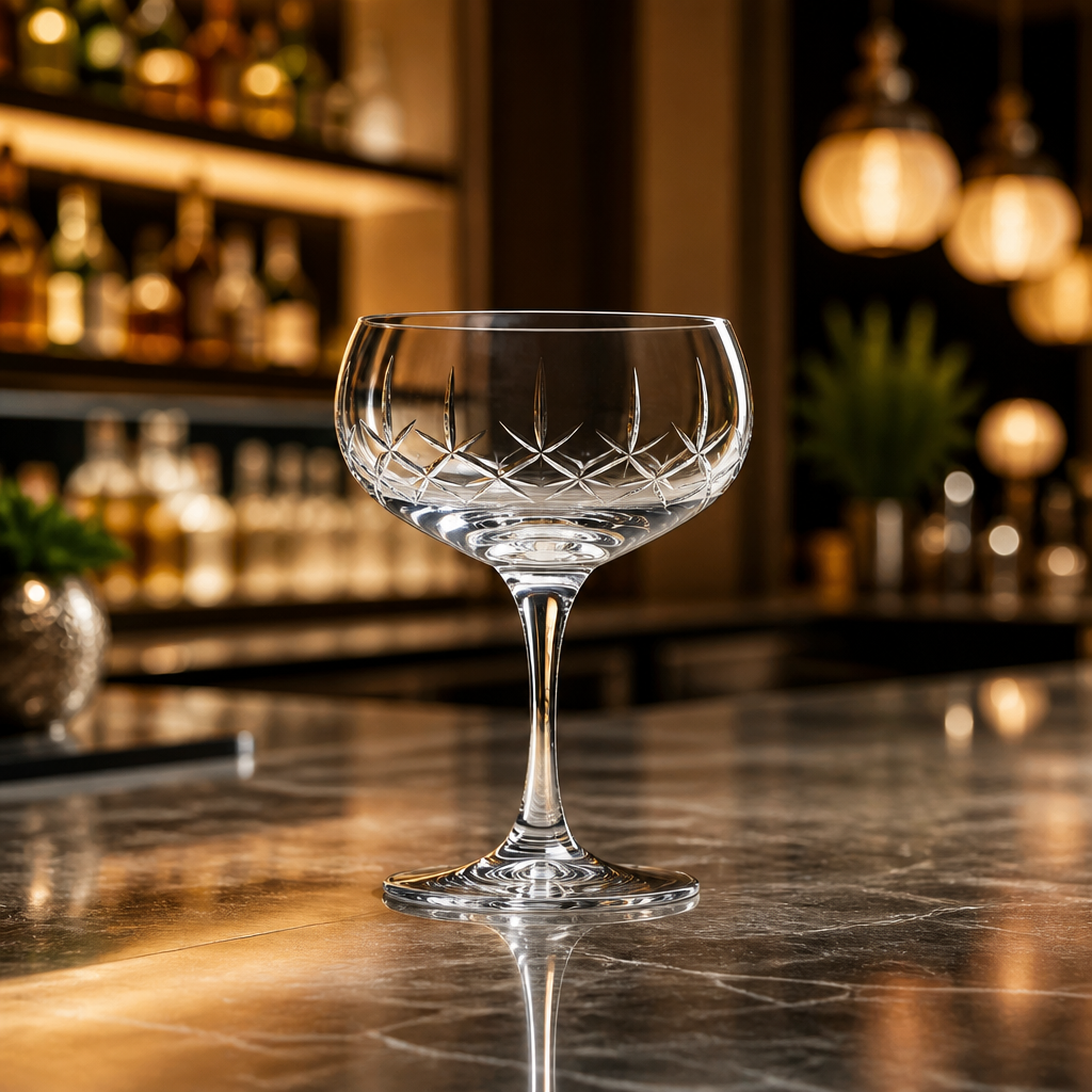 Vintage Cocktail Glasses 160ml Set of 6 for Commercial Use