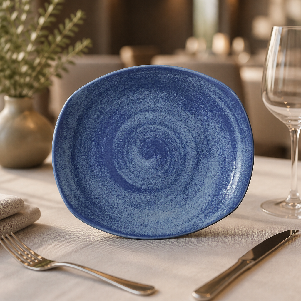 Commercial Bluestone Plates 305mm - 12 Pack Artisan Dinnerware