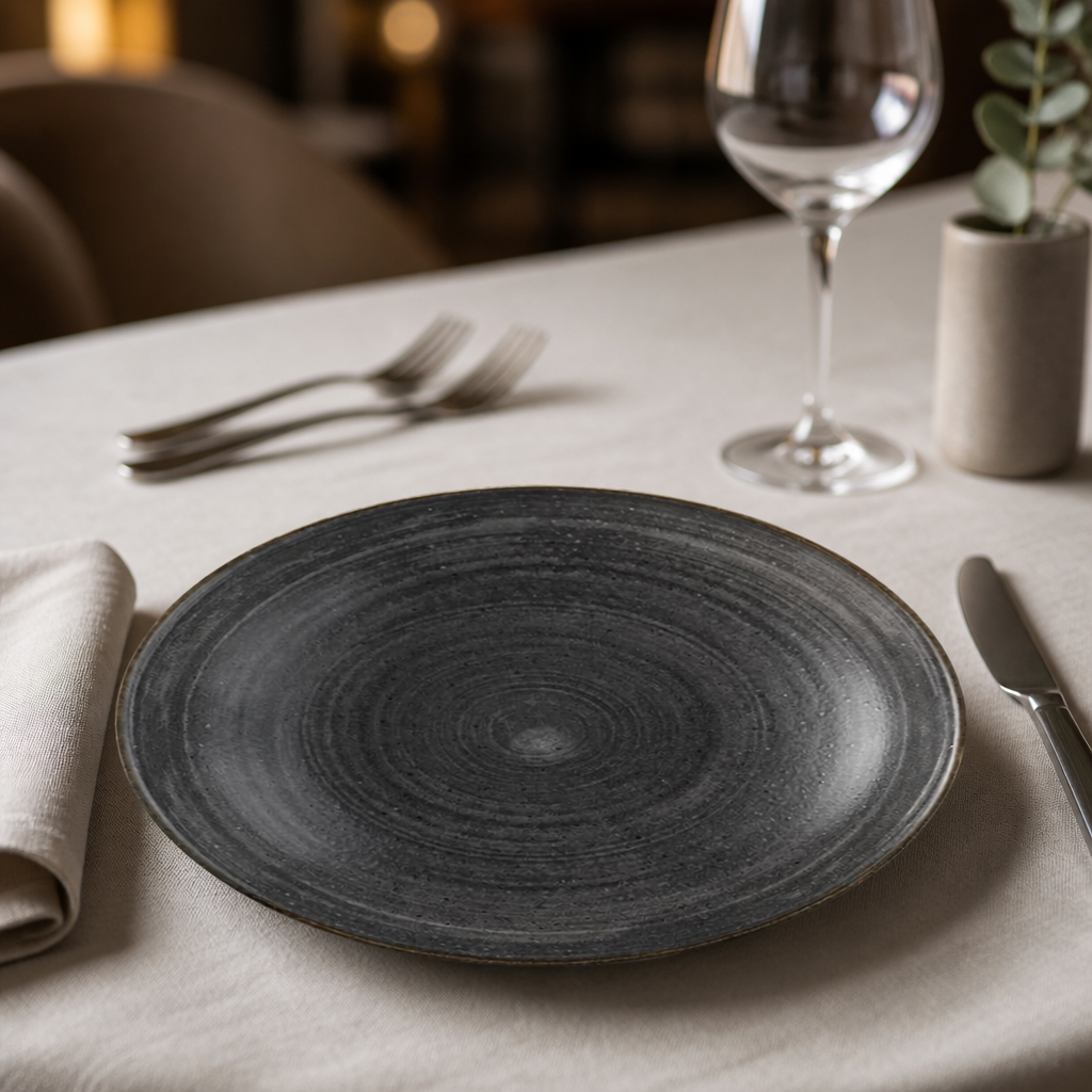 Commercial Raw Coupe Bowls 248mm Black 12 Pack