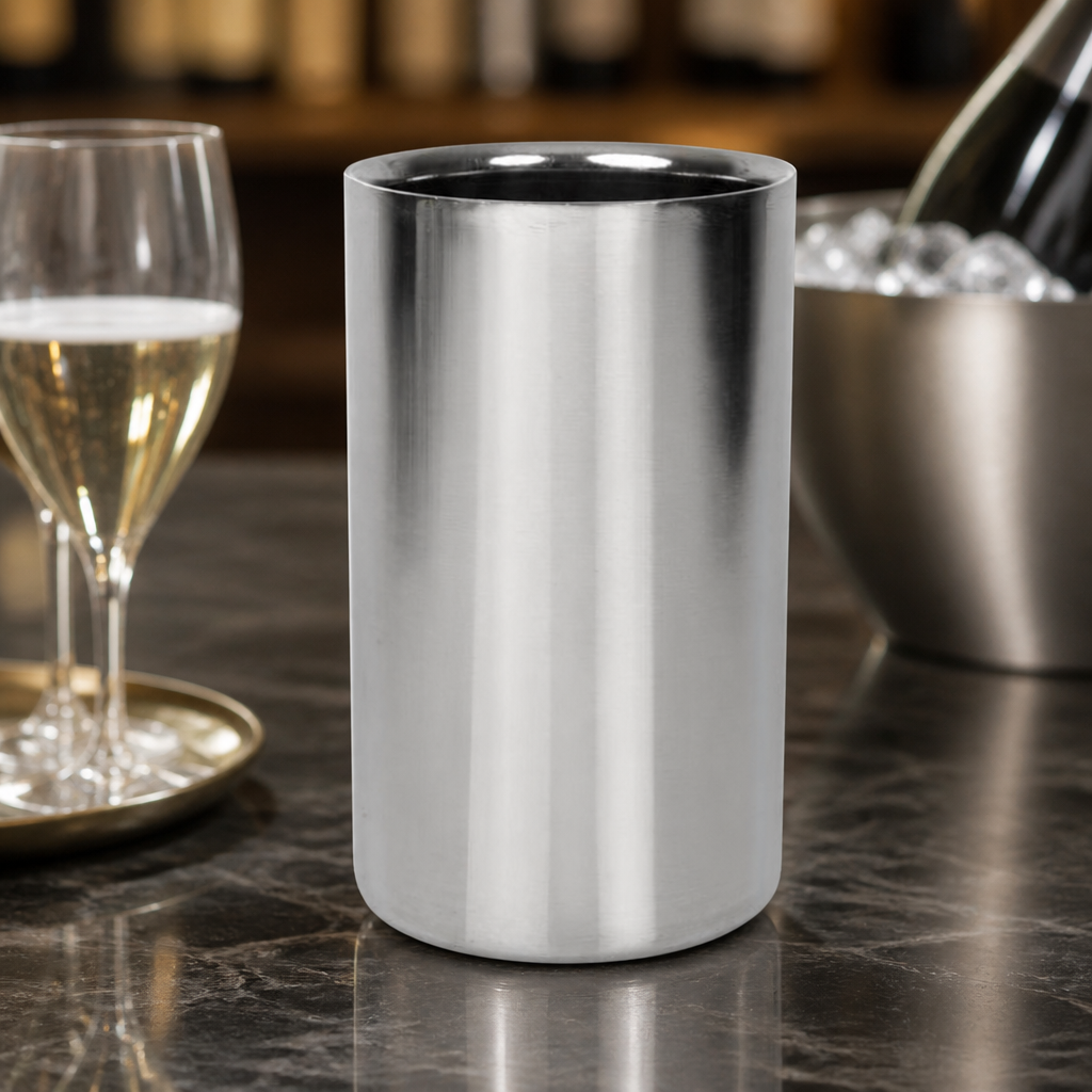 Commercial Stainless Steel Wine And Champagne Cooler 196mm High