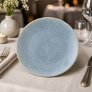 Commercial Coupe Plates 229mm Reactive Glaze Blue 6 Pack