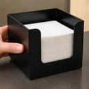 Commercial Black Napkin Holder for Restaurants and Cafes