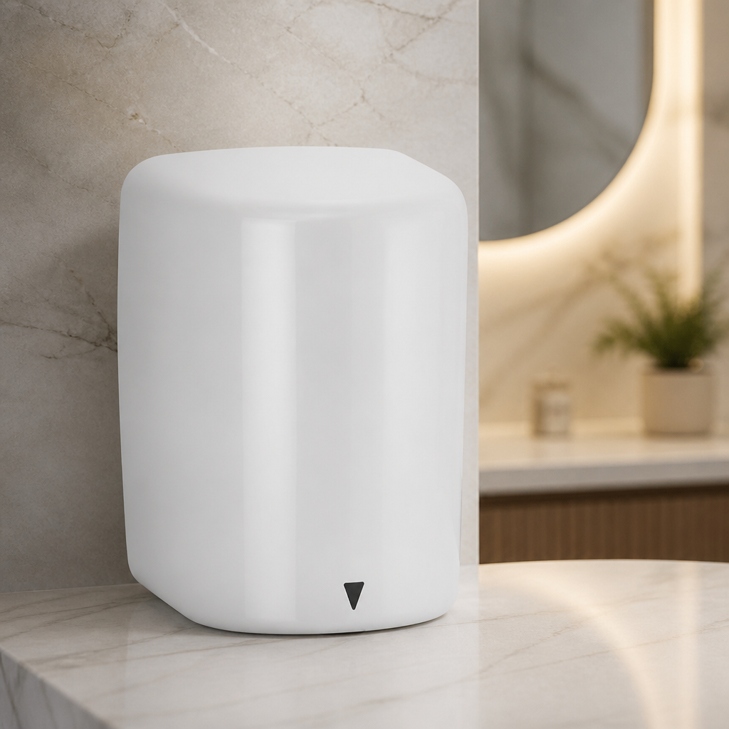Commercial Hand Dryer with Dual Airflow Settings and Eco Mode