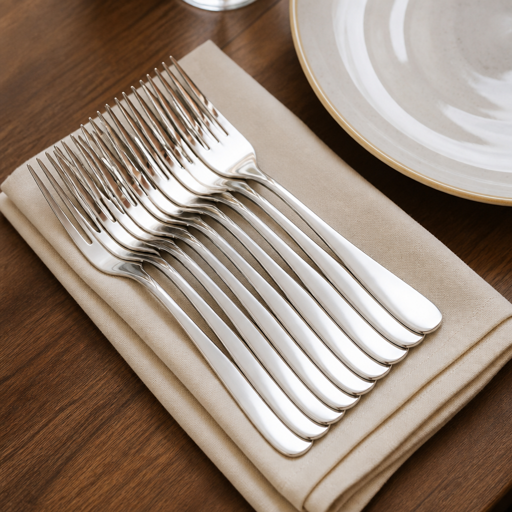 Commercial Table Forks 12 Pack with sleek design for catering