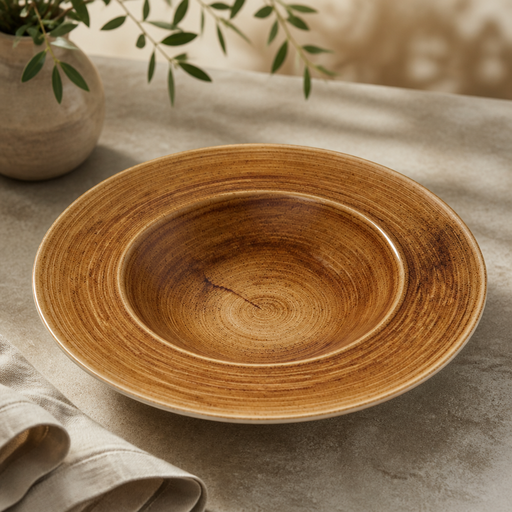 Commercial Wide Rim Bowl 16.5oz Rustic